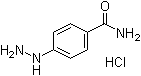 (4-氨基甲酰苯基)肼盐酸盐分子结构 (CAS 40566-97-0)