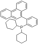 二环己基[2-(9-菲基)苯基]膦分子结构 (CAS 405919-41-7)