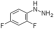 2,4-二氟苯肼分子结构 (CAS 40594-30-7)
