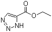1H-1,2,3-三氮唑-5-甲酸乙酯分子结构 (CAS 40594-98-7)