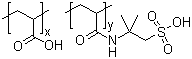 2-Acrylamido-2-methylpropanesulfonic acid-acrylic acid copolymer molecular structure (CAS 40623-75-4)