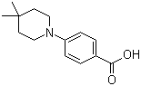 4-(4,4-二甲基哌啶-1-基)苯甲酸分子结构 (CAS 406233-26-9)