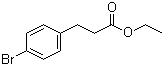 3-(4-溴苯基)丙酸乙酯分子结构 (CAS 40640-98-0)