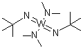 双(叔丁基亚胺)双(二甲基氨基)钨分子结构 (CAS 406462-43-9)