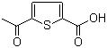 结构式 CAS# 4066-41-5, 5-乙酰基噻吩-2-羧酸