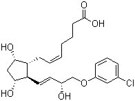 氯前列醇分子结构 (CAS 40665-92-7)