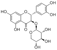 紫杉叶素 3-O-beta-D-吡喃木糖苷分子结构 (CAS 40672-47-7)