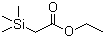 (三甲基硅基)乙酸乙酯分子结构 (CAS 4071-88-9)