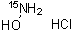 盐酸羟胺-<sup>15</sup>N分子结构 (CAS 40711-48-6)