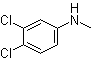 N-甲基-3,4-二氯苯胺分子结构 (CAS 40750-59-2)