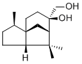 1,7-二表-8,15-柏木烷二醇分子结构 (CAS 40768-81-8)