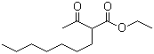 2-庚基乙酰乙酸乙酯分子结构 (CAS 40778-30-1)