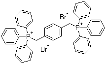 对二亚甲苯双(溴化三苯基膦)分子结构 (CAS 40817-03-6)
