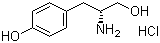 D-酪氨醇盐酸盐分子结构 (CAS 40829-04-7)