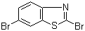 2,6-二溴苯并噻唑分子结构 (CAS 408328-13-2)