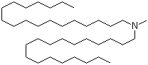 双十八烷基甲基叔胺分子结构 (CAS 4088-22-6)