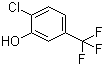 2-氯-5-(三氟甲基)苯酚分子结构 (CAS 40889-91-6)