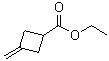 3-亚甲基环丁烷羧酸乙酯分子结构 (CAS 40896-96-6)