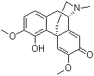 清风藤碱分子结构 (CAS 4090-18-0)