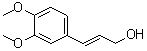 (E)-3-(3,4-二甲氧基苯基)-2-丙烯-1-醇分子结构 (CAS 40918-90-9)