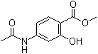 4-乙酰氨基-2-羟基苯甲酸甲酯分子结构 (CAS 4093-28-1)