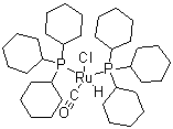 (SP-5-43)-羰基氯氢双(三环己基膦)钌分子结构 (CAS 40935-25-9)