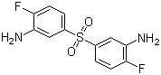 3,3'-二氨基-4,4'-二氟二苯砜分子结构 (CAS 40939-65-9)