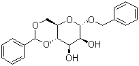 苄基 4,6-O-亚苄基-alpha-D-吡喃甘露糖苷分子结构 (CAS 40983-94-6)