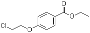 4-(2-氯乙氧基)苯甲酸乙酯分子结构 (CAS 40992-21-0)