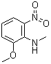 2-甲氧基-N-甲基-6-硝基苯胺分子结构 (CAS 410092-91-0)