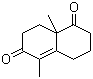 5,8a-二甲基-3,4,8,8a-四氢-1,6-(2H,7H)-萘二酮分子结构 (CAS 41019-71-0)