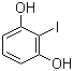 2-碘苯-1,3-二醇分子结构 (CAS 41046-67-7)