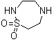 六氢-1,2,5-一硫二氮杂卓 1,1-二氧化物分子结构 (CAS 410545-38-9)