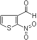 2-硝基-3-噻吩甲醛分子结构 (CAS 41057-04-9)