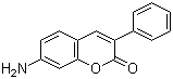 7-氨基-3-苯基香豆素分子结构 (CAS 4108-61-6)