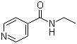 N-乙基异烟酰胺分子结构 (CAS 41116-48-7)