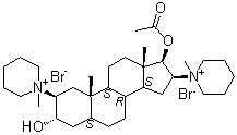 泮库溴铵相关物 B分子结构 (CAS 41261-71-6)