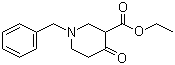 1-苄基-4-哌啶酮-3-羧酸乙酯分子结构 (CAS 41276-30-6)