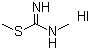 1,2-二甲基-2-异硫脲氢碘酸盐分子结构 (CAS 41306-45-0)