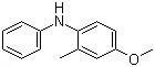 2-甲基-4-甲氧基二苯胺分子结构 (CAS 41317-15-1)
