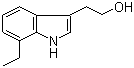 7-乙基-3-羟乙基吲哚分子结构 (CAS 41340-36-7)