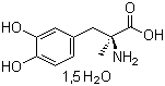 左旋甲基多巴分子结构 (CAS 41372-08-1)