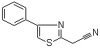 2-(4-苯基噻唑-2-基)乙腈分子结构 (CAS 41381-89-9)