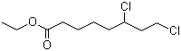 6,8-二氯辛酸乙酯分子结构 (CAS 41443-60-1)