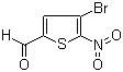 4-溴-5-硝基噻吩-2-甲醛分子结构 (CAS 41498-07-1)