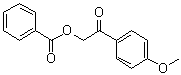 2-(苯甲酰氧基)-1-(4-甲氧基苯基)乙酮分子结构 (CAS 41499-11-0)