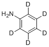 五氘代苯胺分子结构 (CAS 4165-61-1)