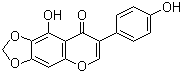 德鸢尾素分子结构 (CAS 41653-81-0)