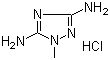 1-甲基-1H-1,2,4-三唑-3,5-二胺盐酸盐分子结构 (CAS 41656-97-7)