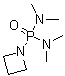 P-1-氮杂环丁基-N,N,N',N'-四甲基膦酸二酰胺分子结构 (CAS 41657-48-1)